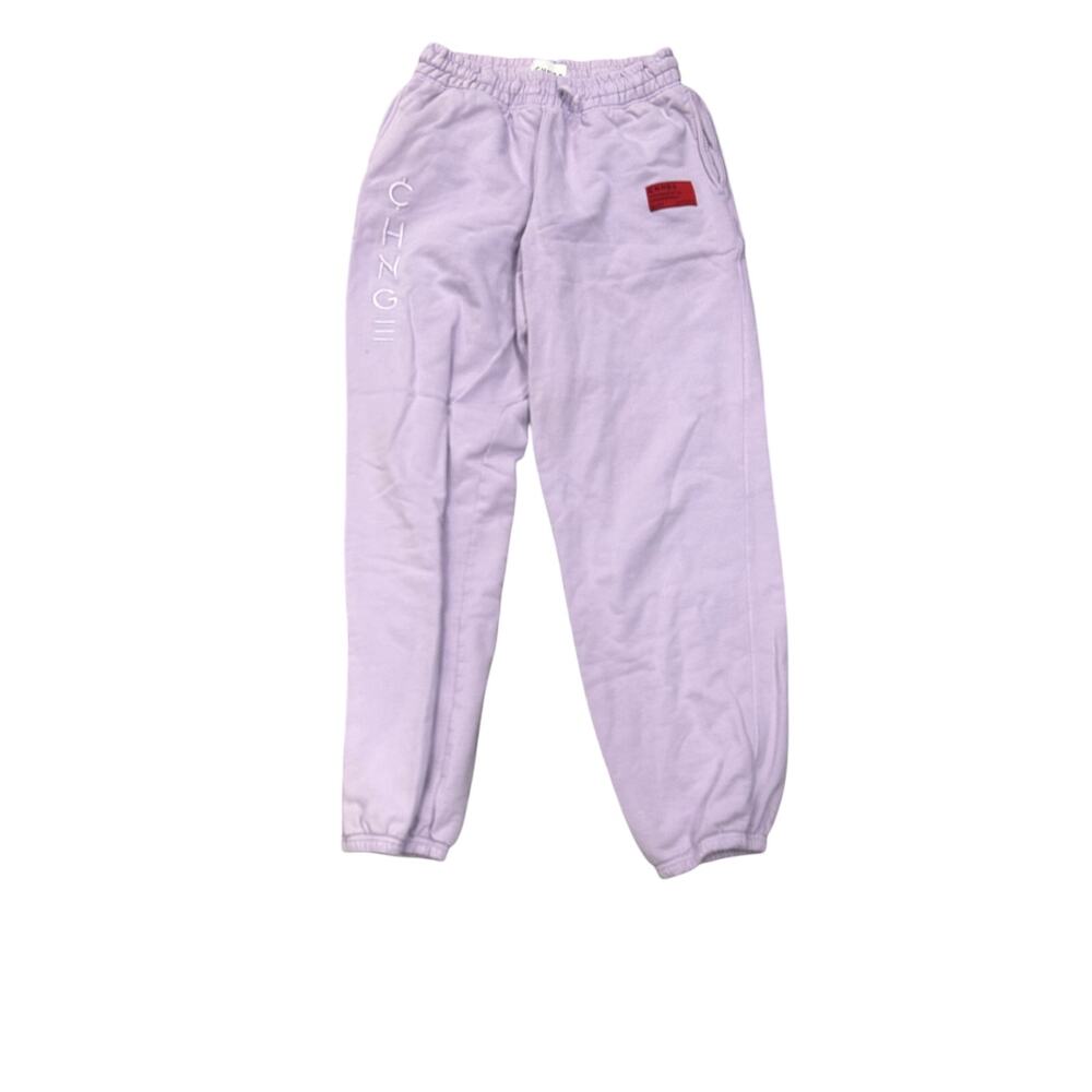 Pastel Lavender Joggers Soft Girl Cozy Athleisure Sweatpants - Picture 2 of 4